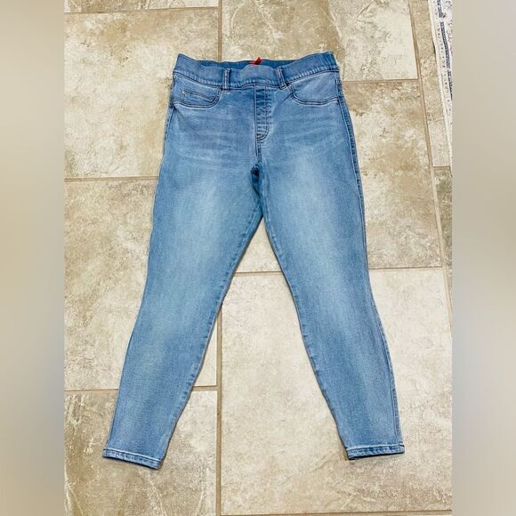 Spanx High Rise Ankle Skinny Stretch Denim Jeans Size L (12-14) EUC - Picture 11 of 12